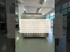 Geräuschpegel unter 75 dB. Die SME 5200 Palettenreinigungsmaschine wird zur Reinigung von Flussmittelstaub auf Wellenlötofenpaletten, Vorrichtungen, Jigs, Klauenketten, Netzen, Reflow-Ofenkühlern und Filtern verwendet. Heißlufttrocknung.