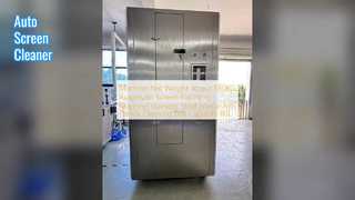 550 kg Bildschirmreiniger, automatische Reinigung und Trocknung