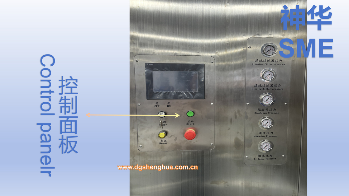 Große Edelstahl-Lösungsmittelspray-Reinigungsmaschine für falsch gedruckte Leiterplatten für den SMT-Lötpasten-Leiterplattendruck