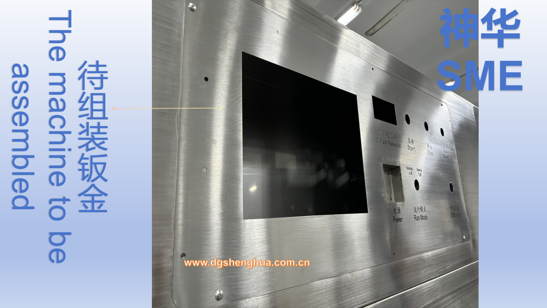 Rahmen des Edelstahl-SUS304 brausen Mini-LED ab und Mikro-LED-PWB schmelzen mit in Linie Reinigungssystem