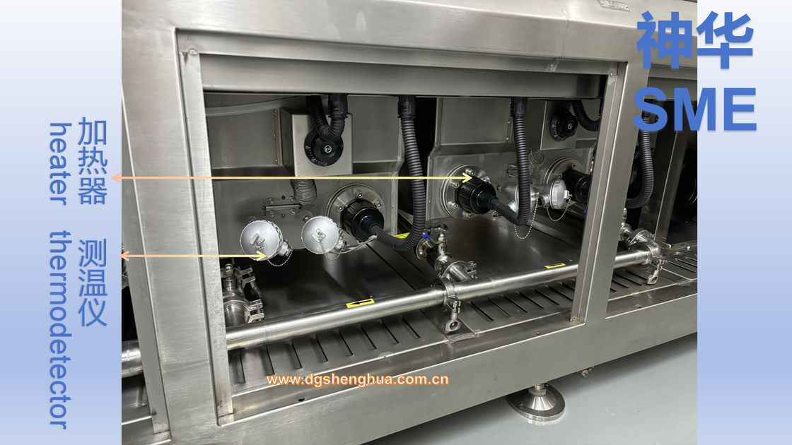 Rahmen des Edelstahl-SUS304 brausen Mini-LED ab und Mikro-LED-PWB schmelzen mit in Linie Reinigungssystem
