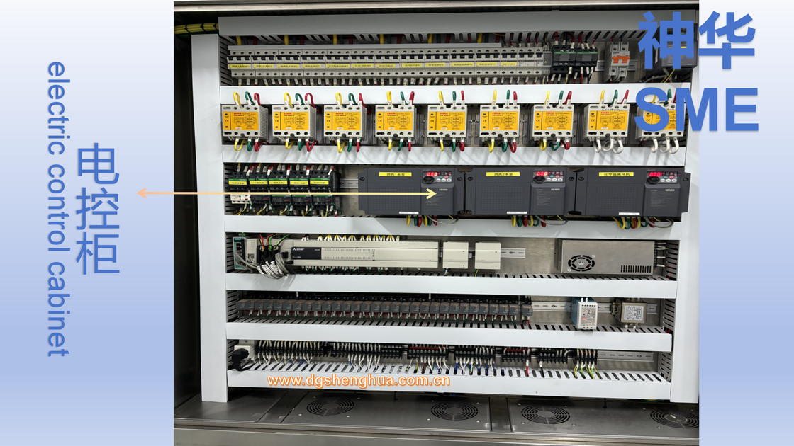 Rahmen des Edelstahl-SUS304 brausen Mini-LED ab und Mikro-LED-PWB schmelzen mit in Linie Reinigungssystem