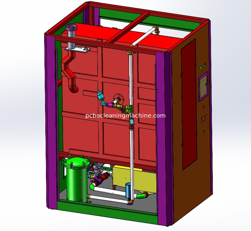 Reinigungsmaschine 480kg belasten der Doppelschablonen-40L*2 den 2 Schablonen-Reiniger für Lötpaste und roten Kleber gleichzeitig