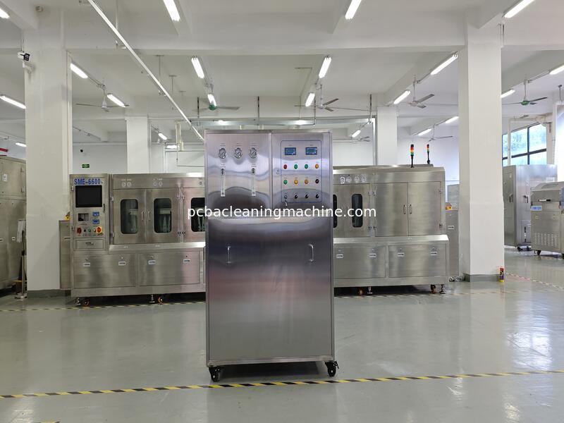 Gasdruckbereich 0,4-0,6 MPa Leiterplattenreinigungsmaschine Reinigungsprozess Reinigung sichert Reinigungsergebnisse für Elektronik-Montagelinien