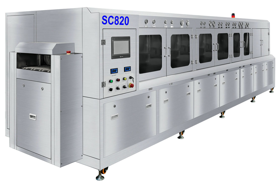 Sus304 Semiconductor pacakging flux chemische Waschmaschine 600 mm Breite netto für IGBT-, IPM- und LEADFRAME-Teile