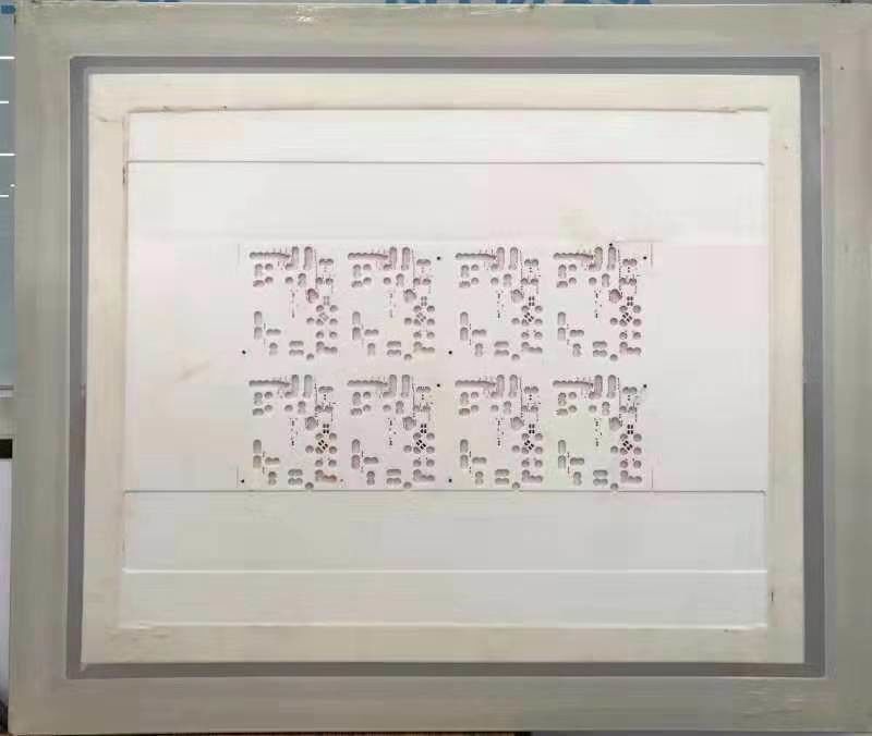Stärke 736*736mm Größe 3mm rote Kleberkupfer Schablonen-efificient wässrige Reinigungsmaschine