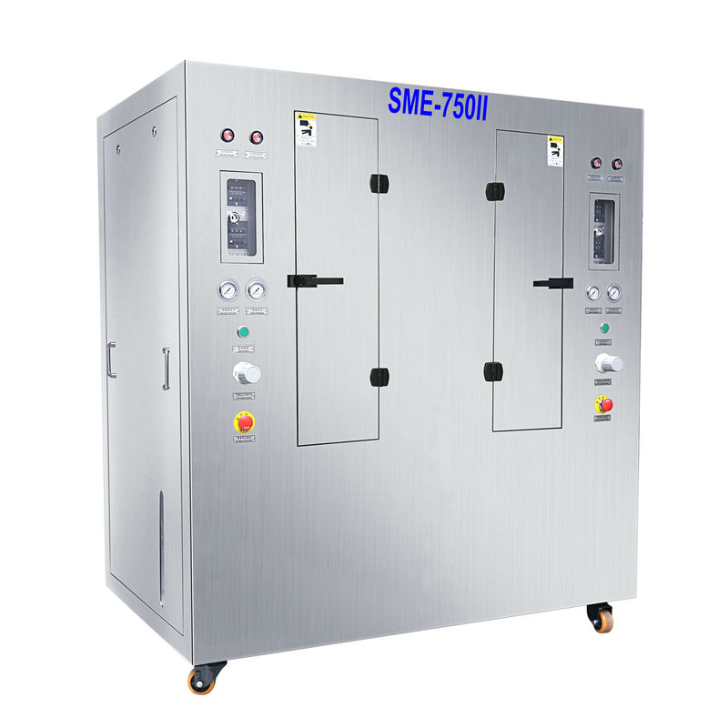 Reinigungsmaschine 480kg belasten der Doppelschablonen-40L*2 den 2 Schablonen-Reiniger für Lötpaste und roten Kleber gleichzeitig