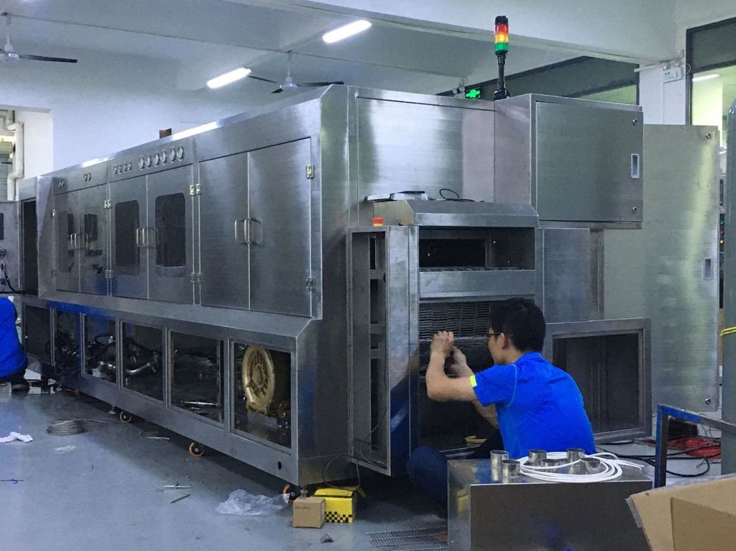 Sus304 Semiconductor pacakging flux chemische Waschmaschine 600 mm Breite netto für IGBT-, IPM- und LEADFRAME-Teile