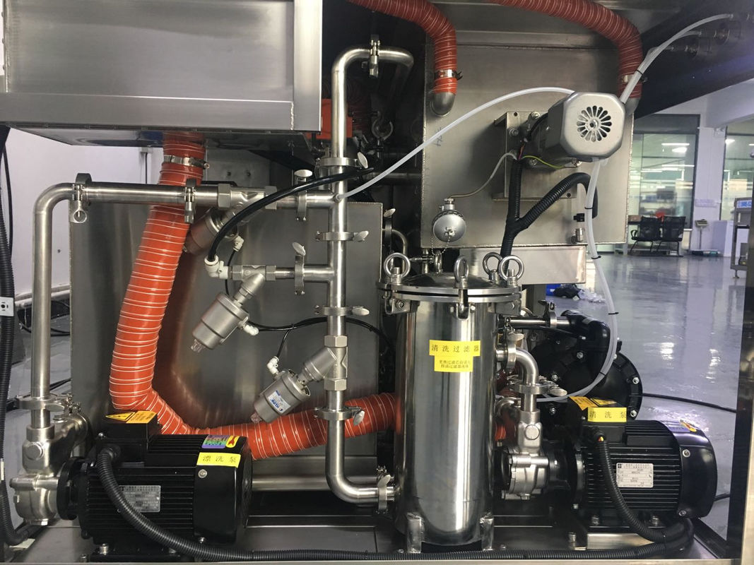 Flüssigwäsche und Wasserspülung Ultraschall + Sprühreinigungsmaschine Für Rotleimrakel